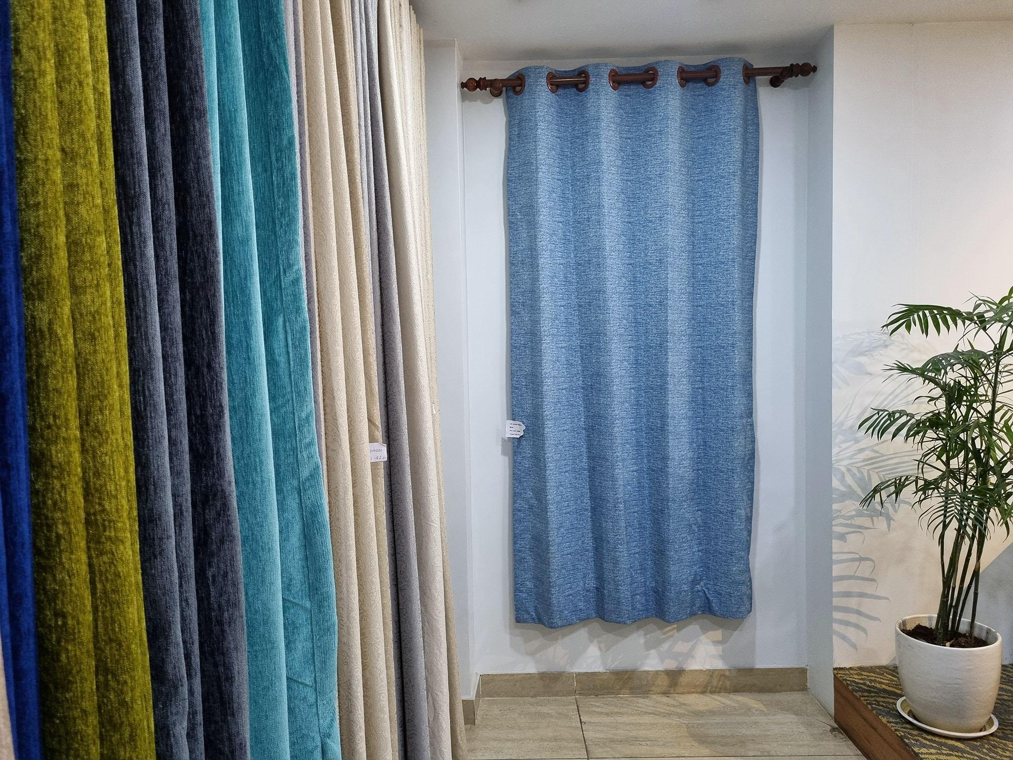 Streamline Blue Curtain