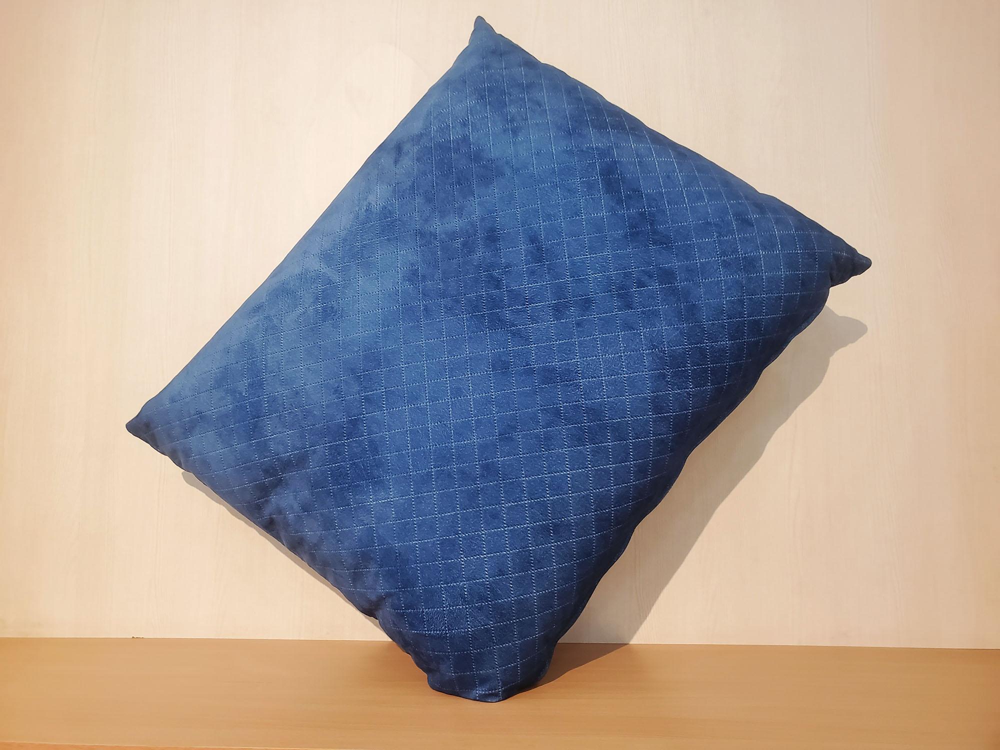 Large Blue Pattern Cushion