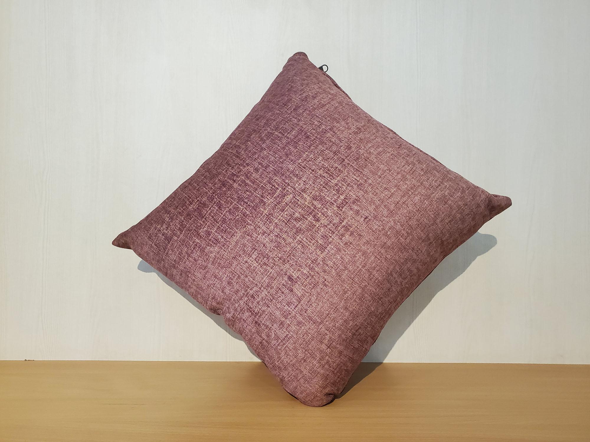 Plain Choclate Texture Cushion