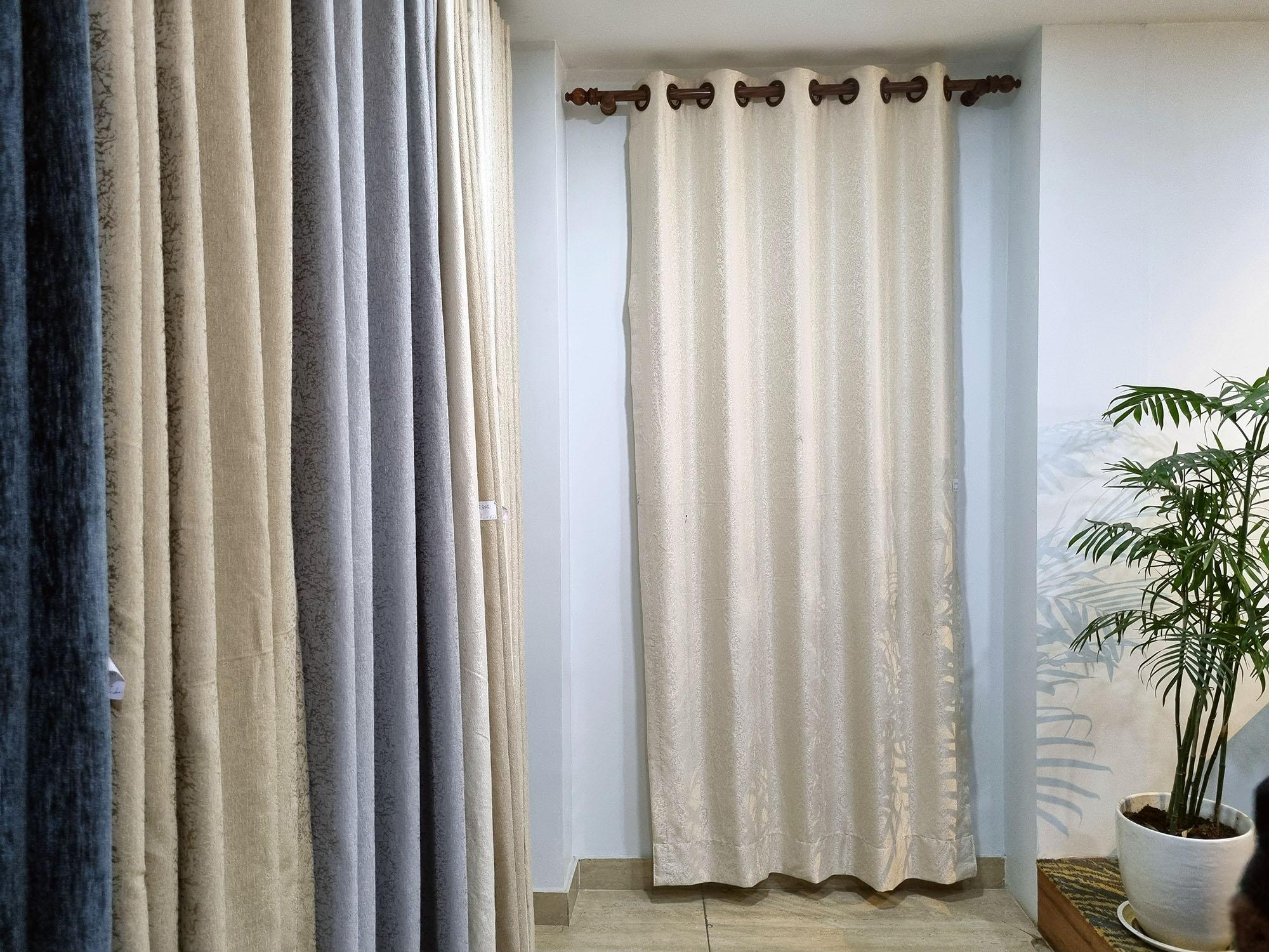 Decorative Cream Curtain