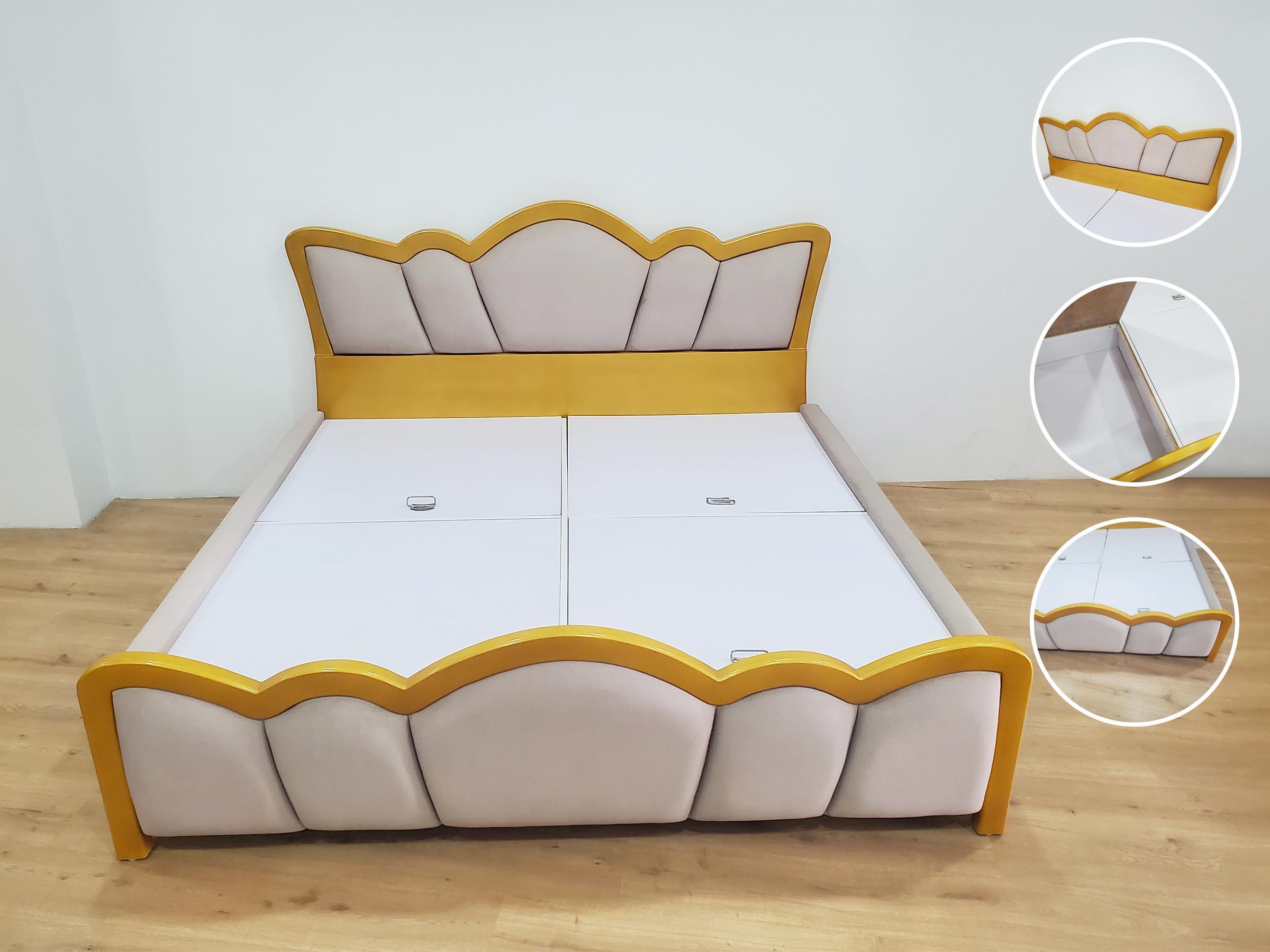 Fabric Padded Bed