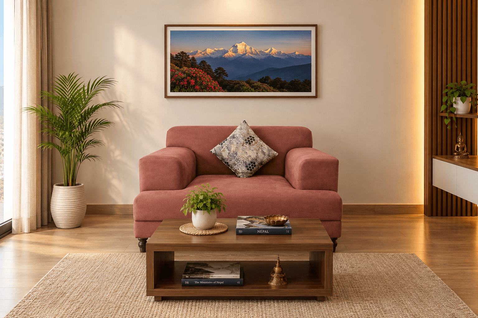 Brown Comfort Lounge Sofa