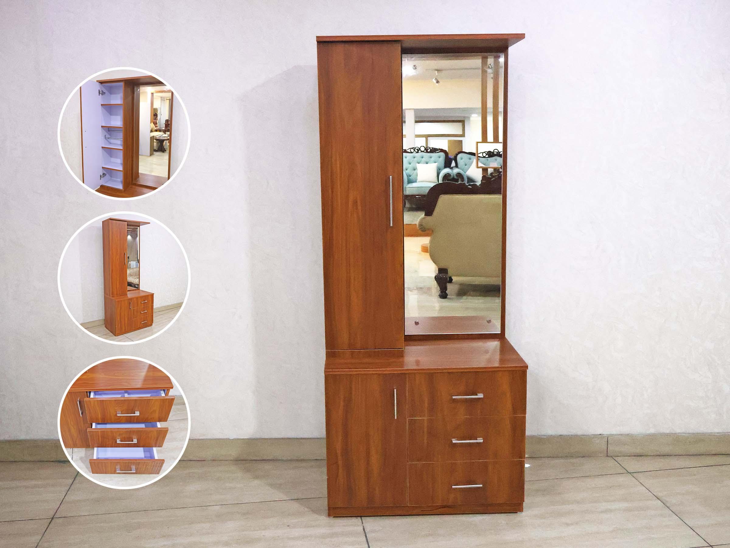 Dressing Table with Mirror & Cabinet