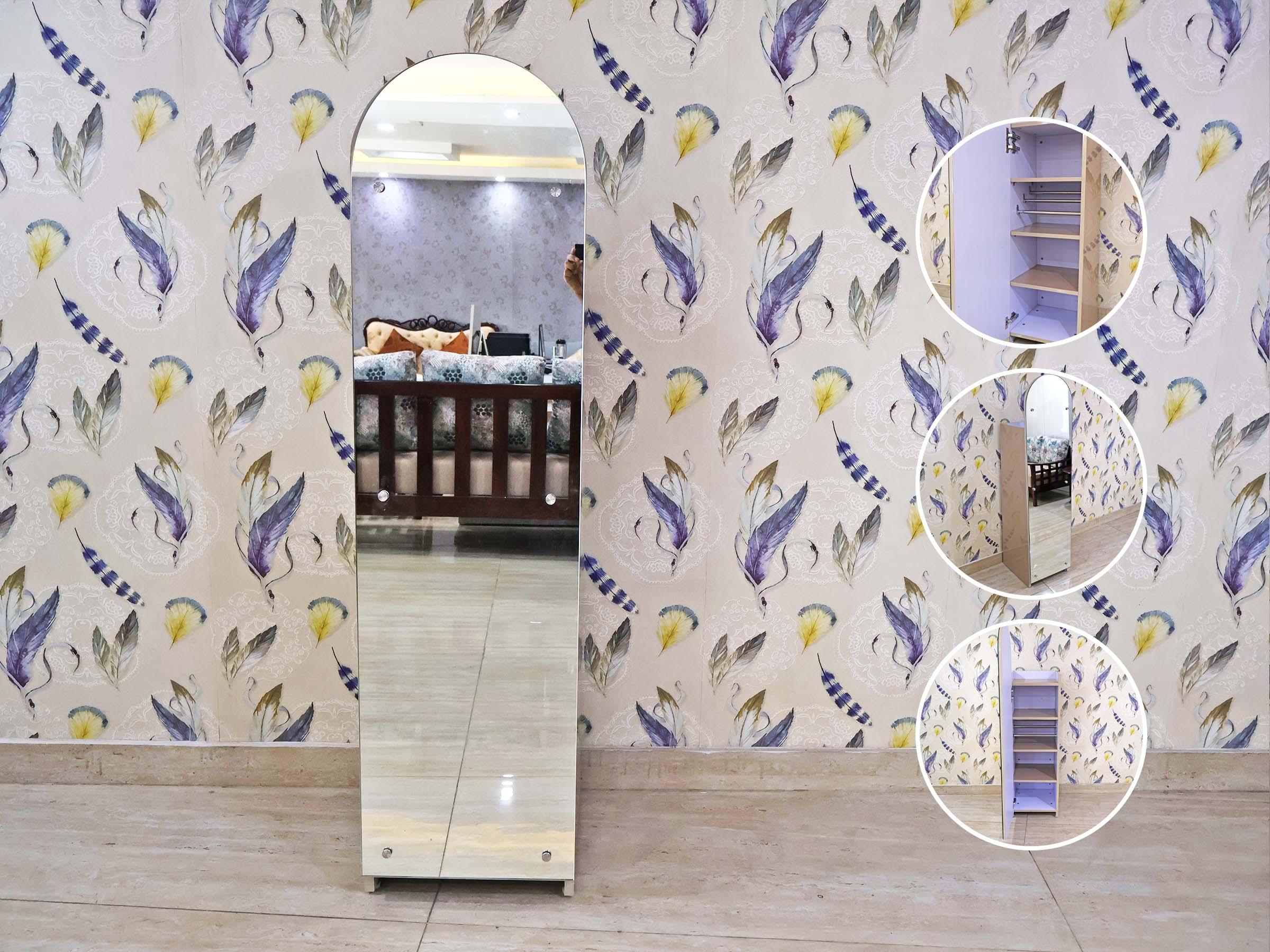 Full Length Mirrored Dresser