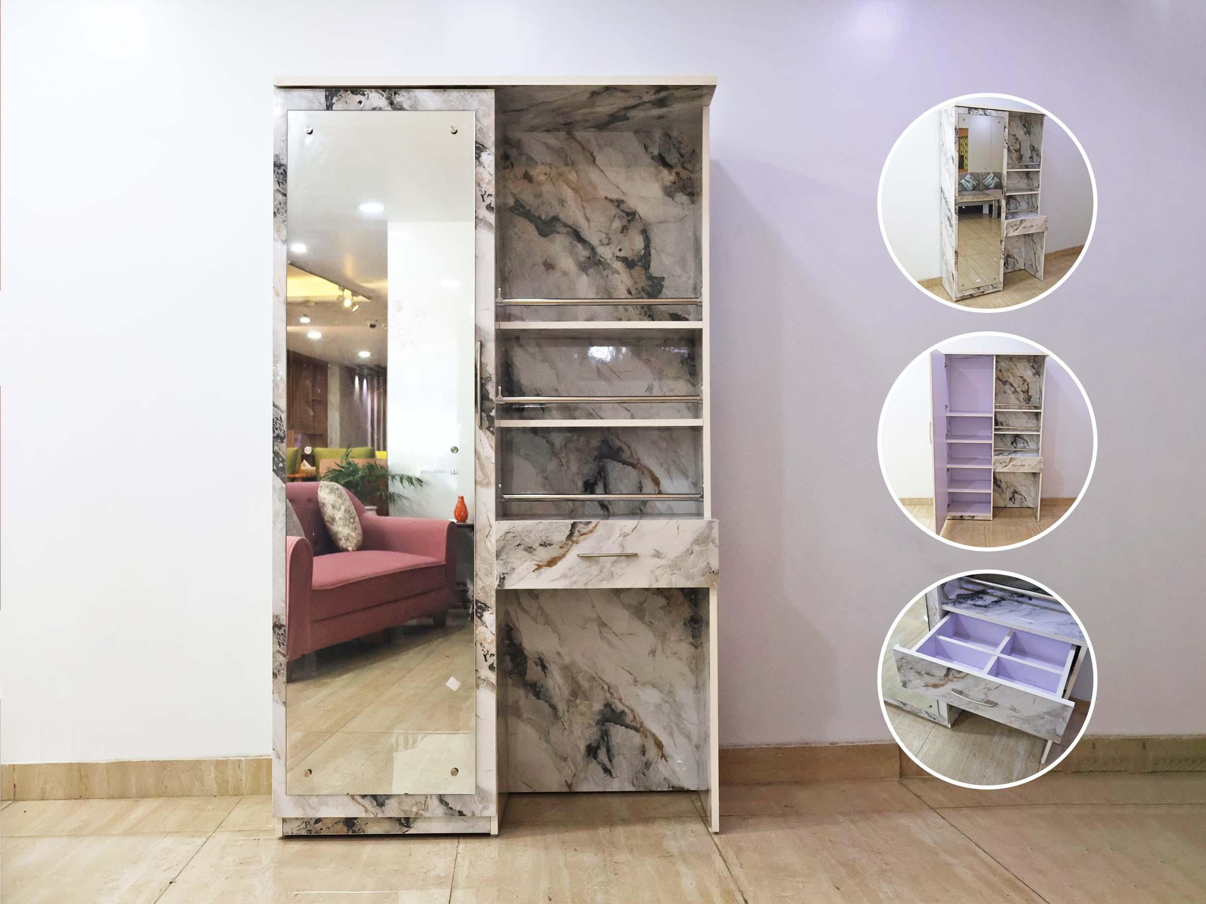 Marble Style Laminated Dressing Table