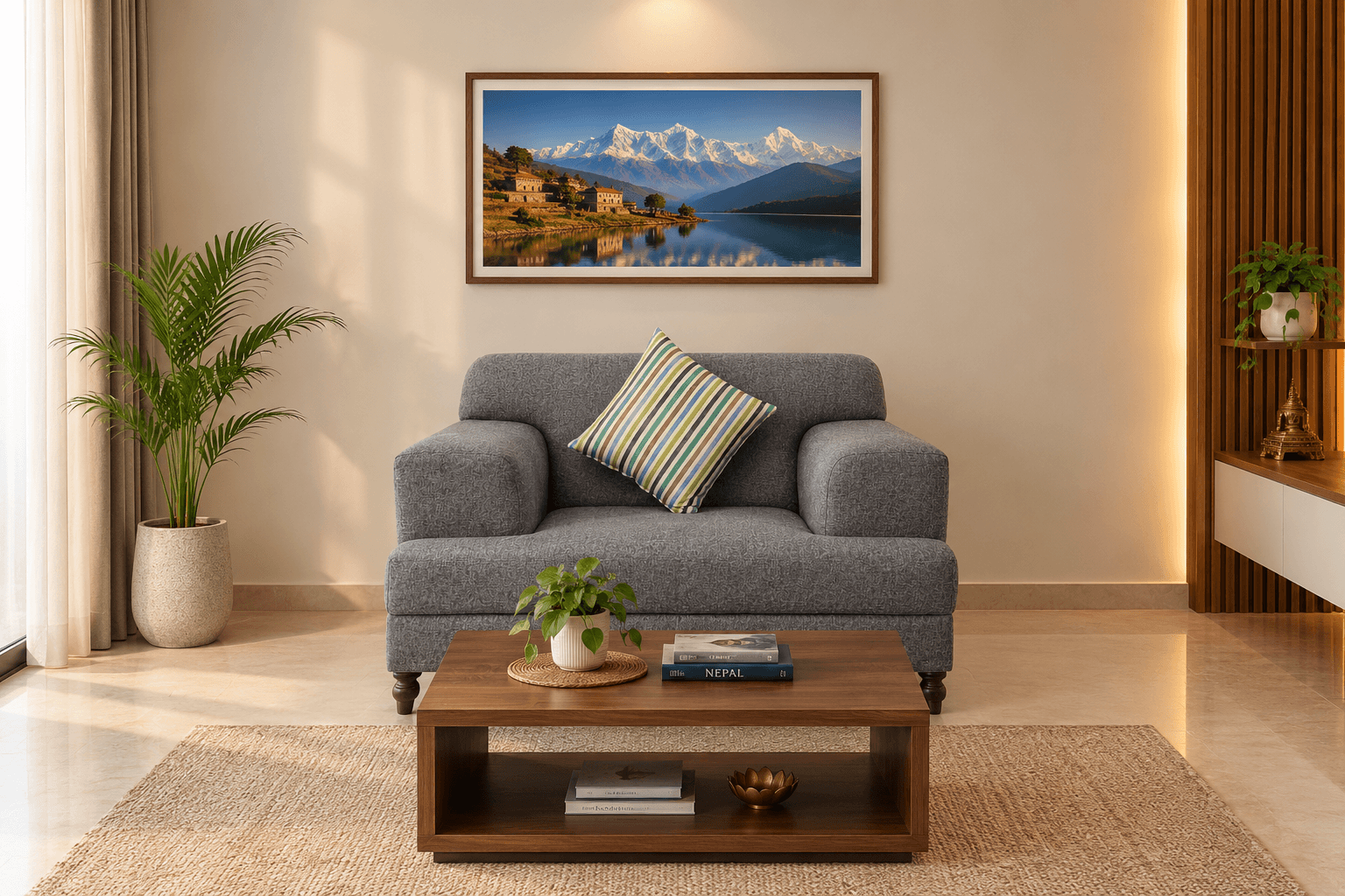 Grey Comfort Lounge Sofa