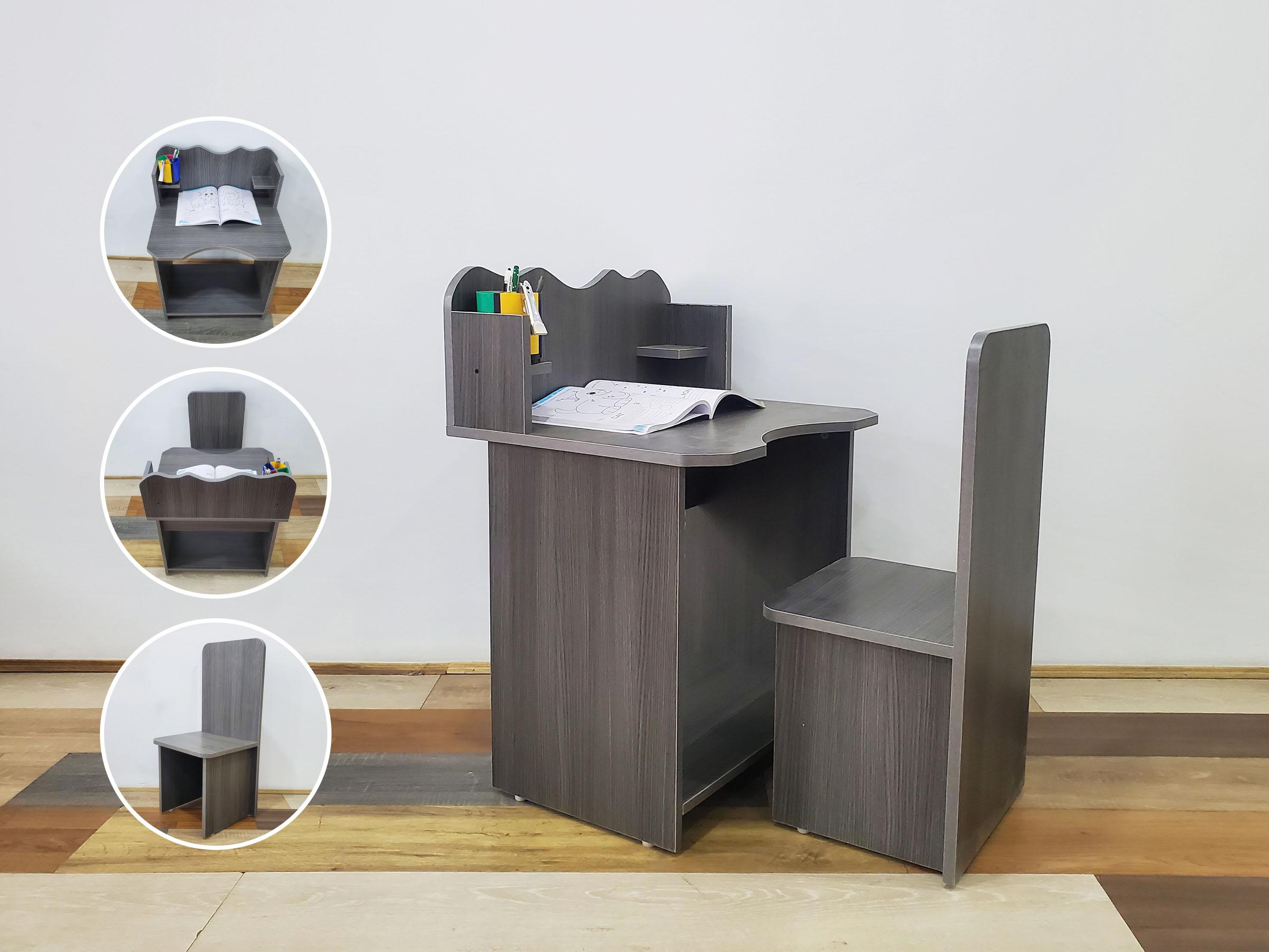 Grey kids study table