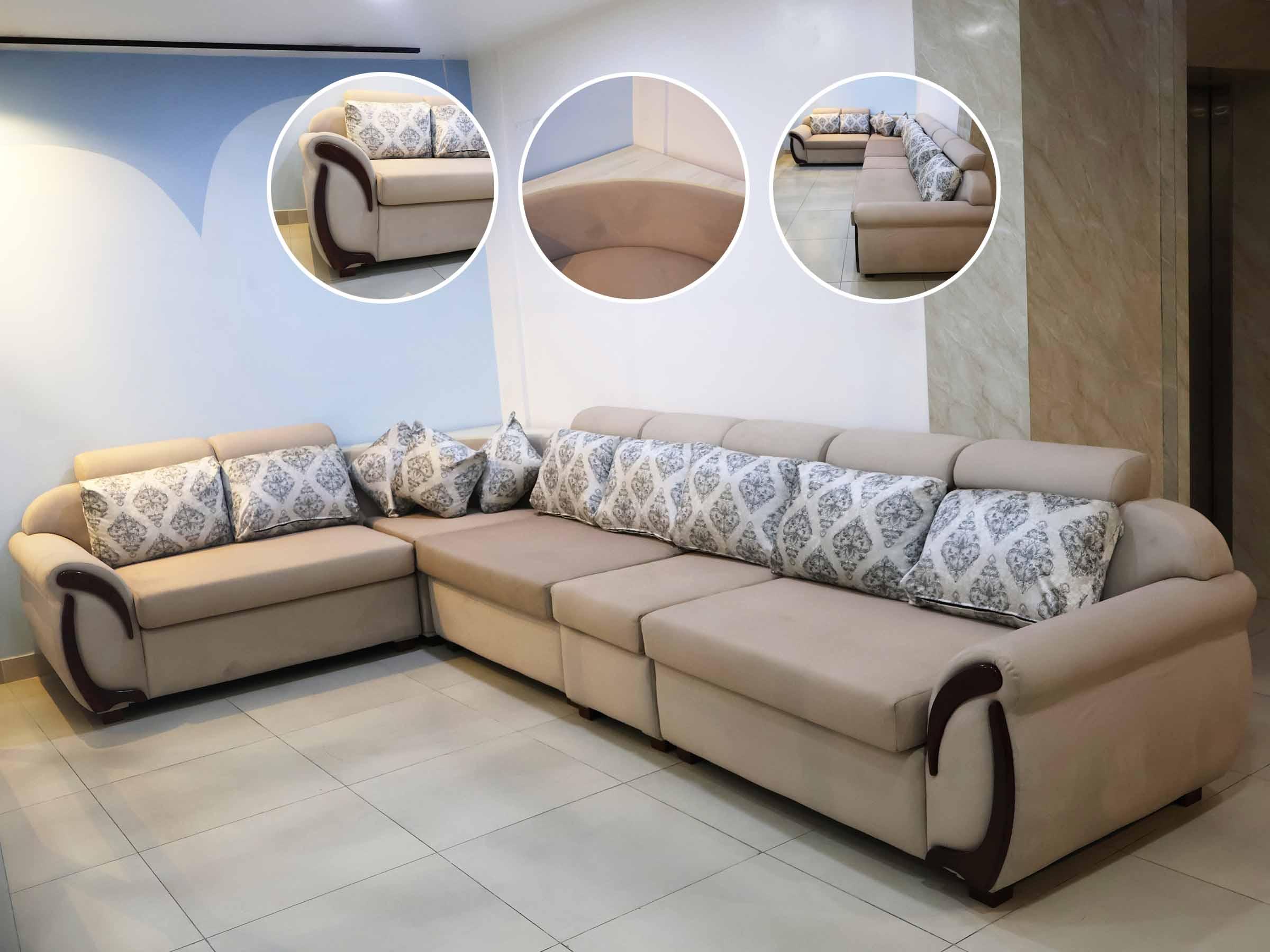 Versatile 7-Seater Corner Sofa
