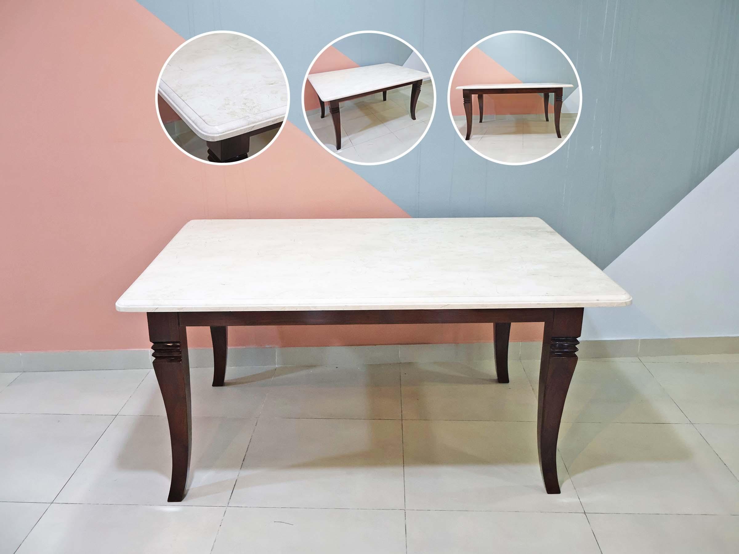 Marble Top Dining Table