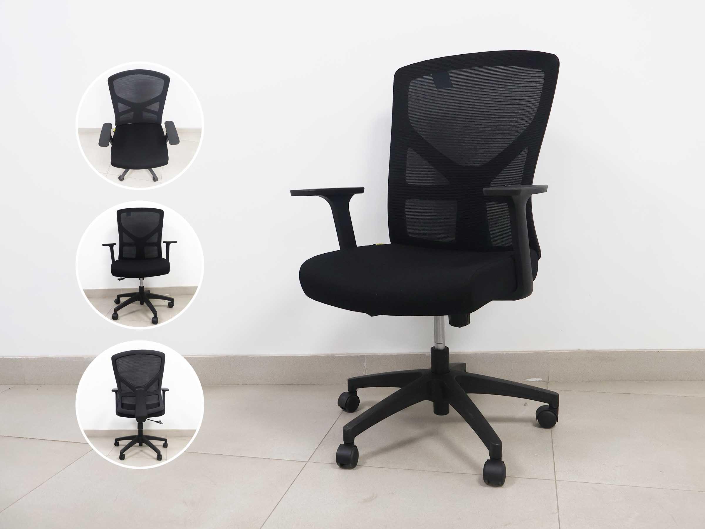 Swivel Reclining Mesh Chair (57A)
