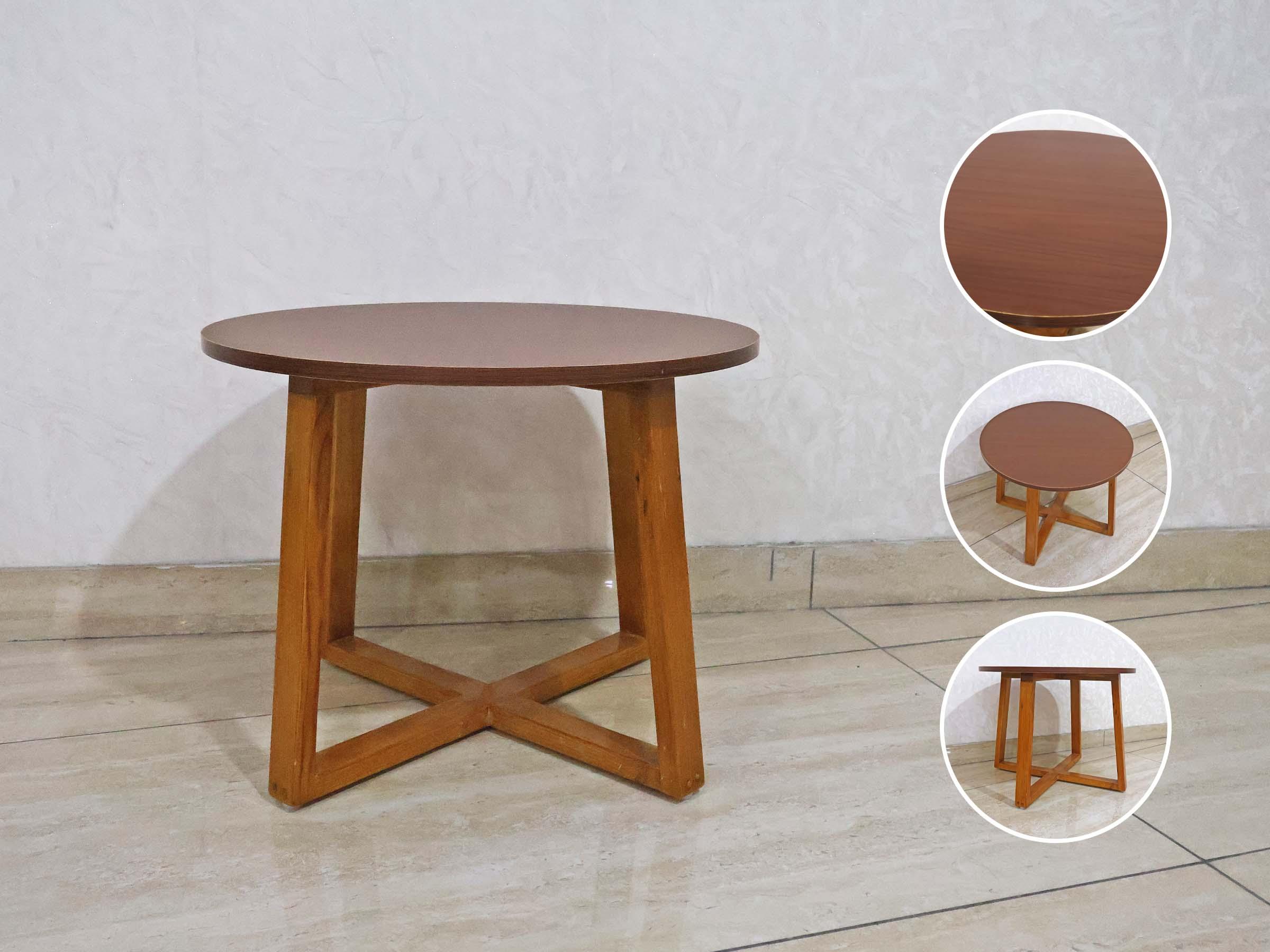 Round Wooden Table