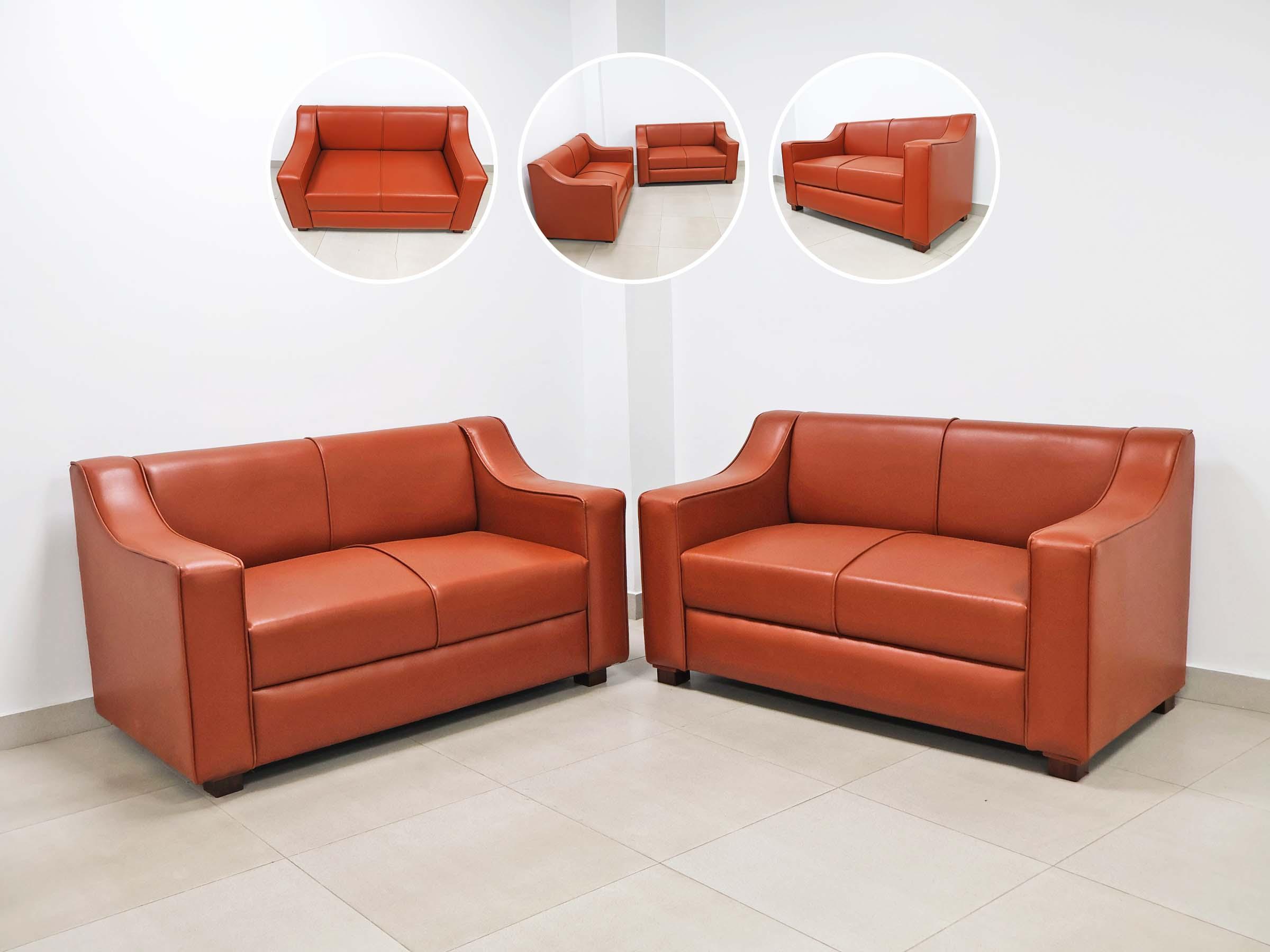 Ember Rexine Sofa Set