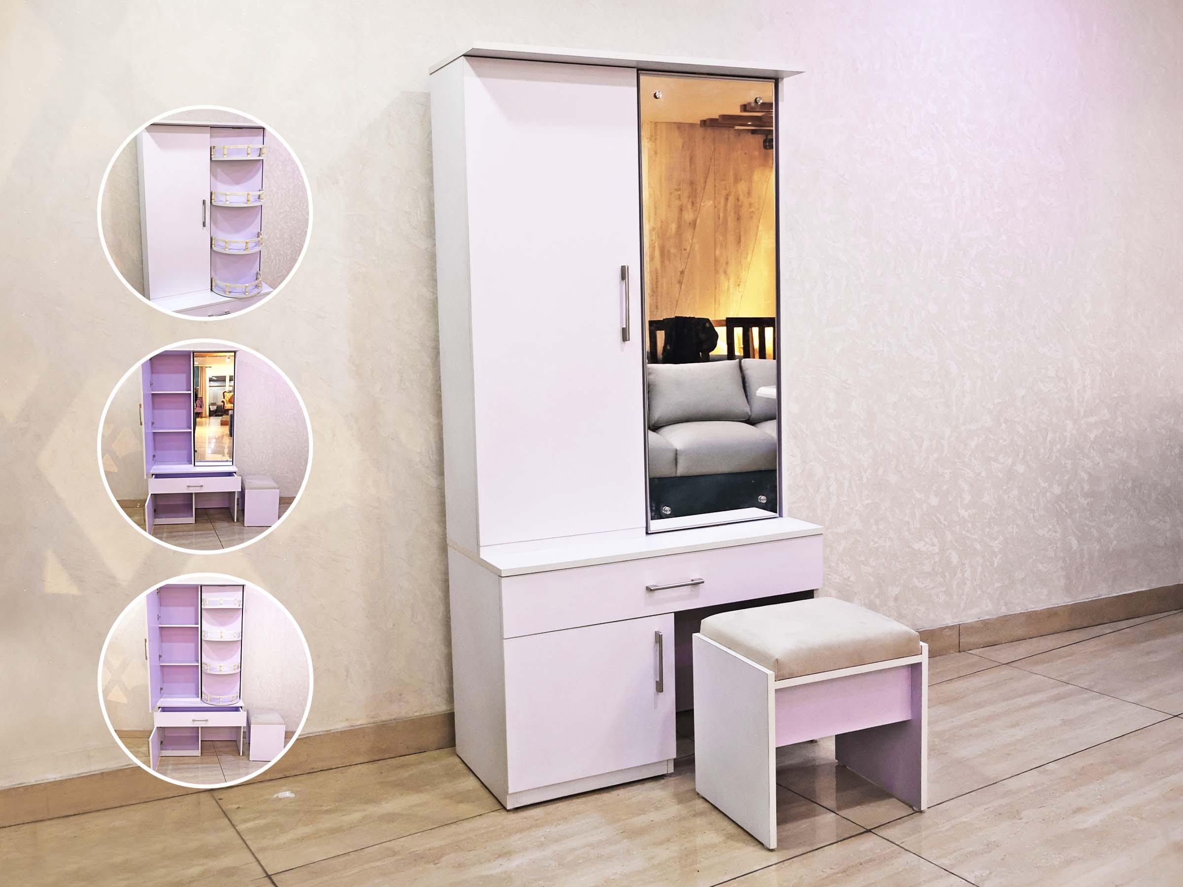 Rotating Mirror Dressing Table