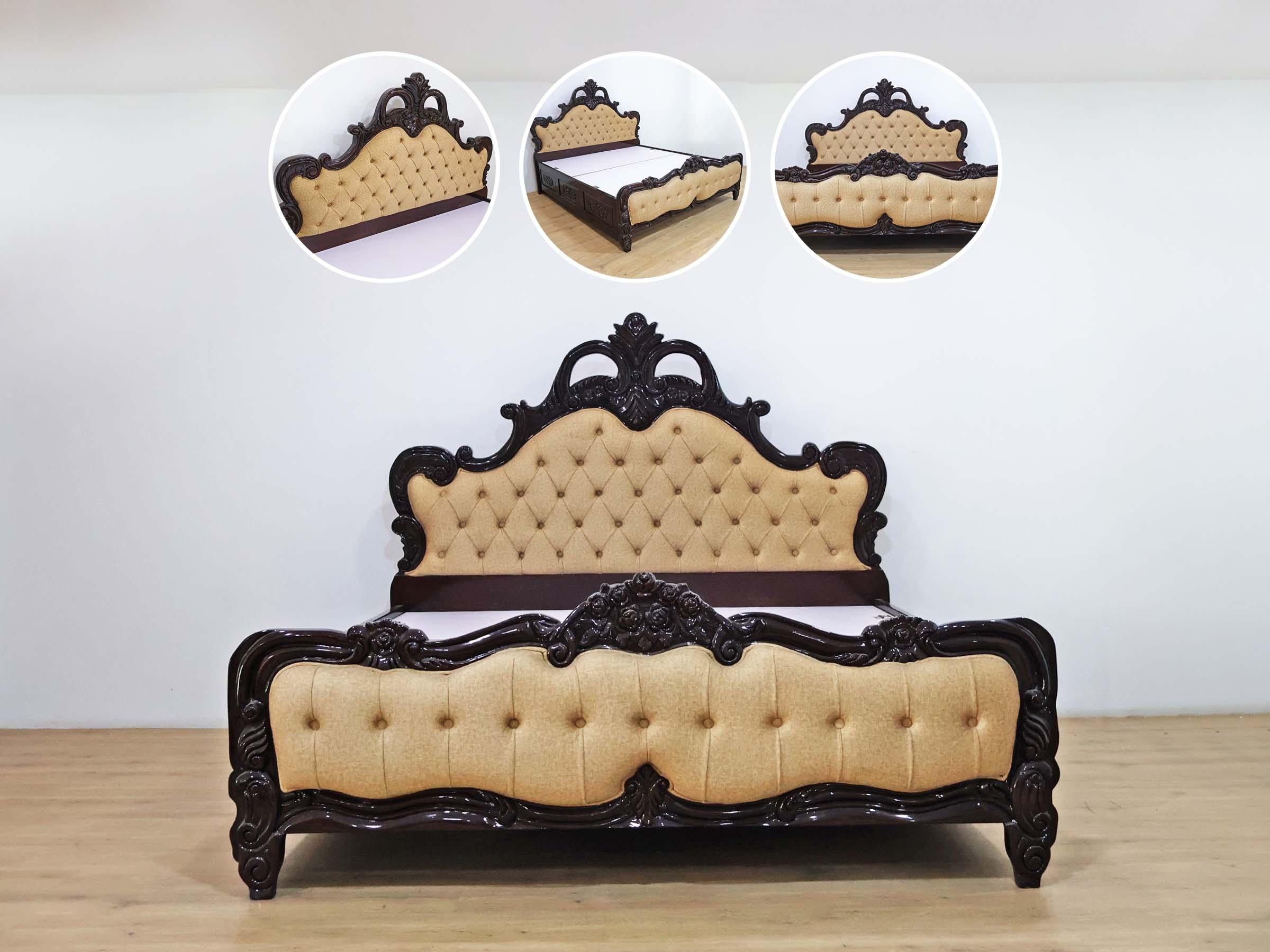 Royal Carved King Size Bed