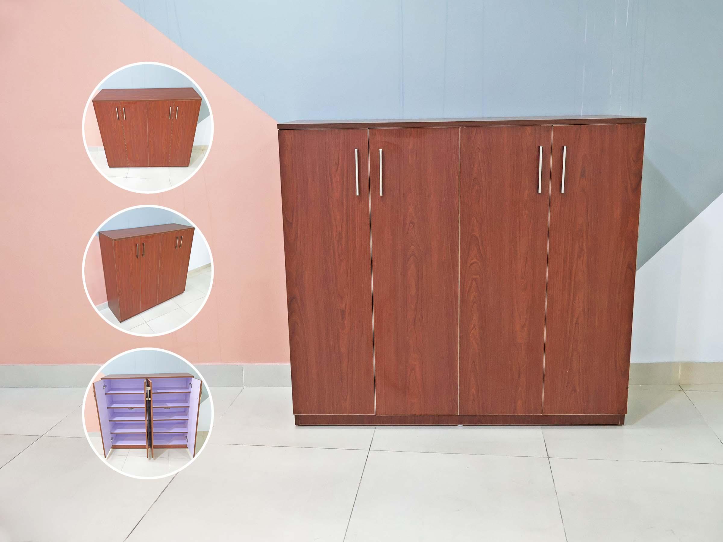 contemporary shoe rack