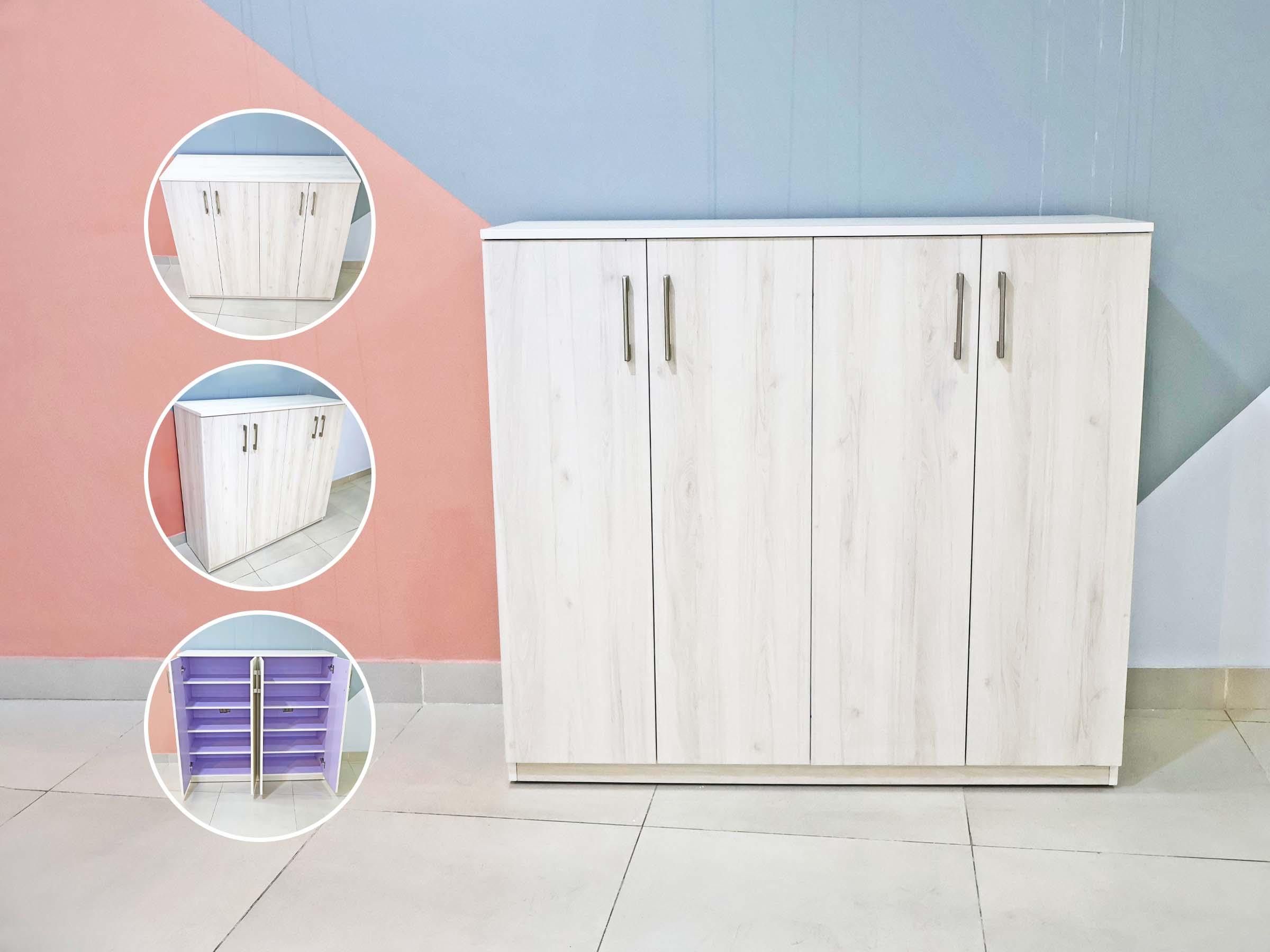 contemporary shoe rack