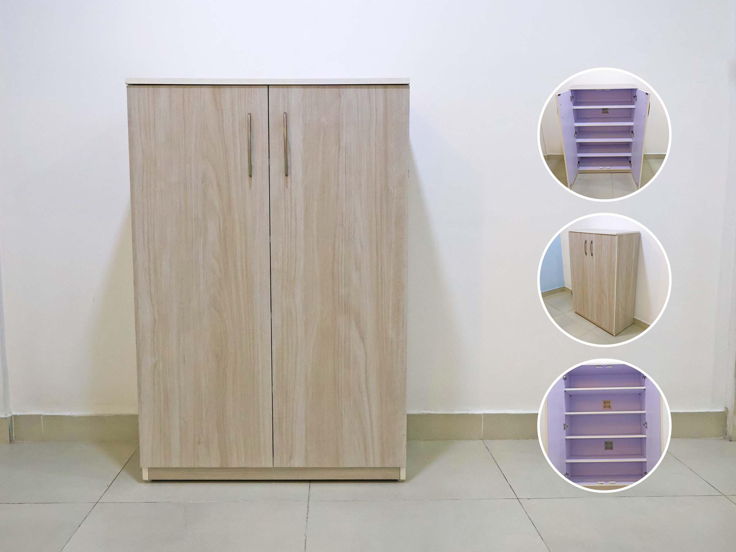 Light Wood Shoe Rack
