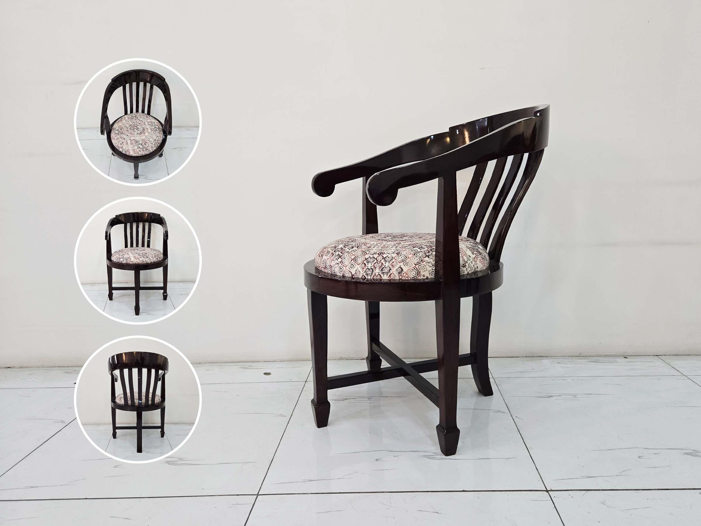 Elegant Wooden Armchair