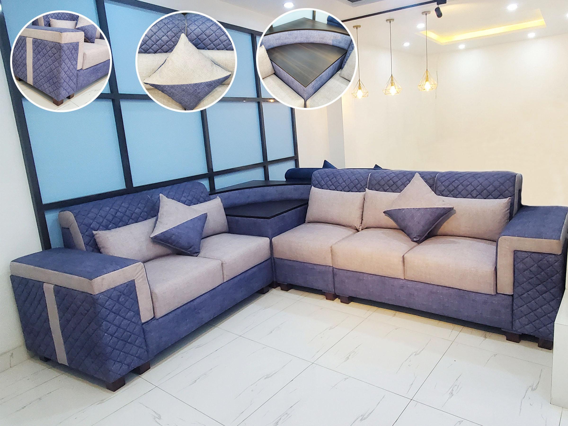 L-shaped corner sofa