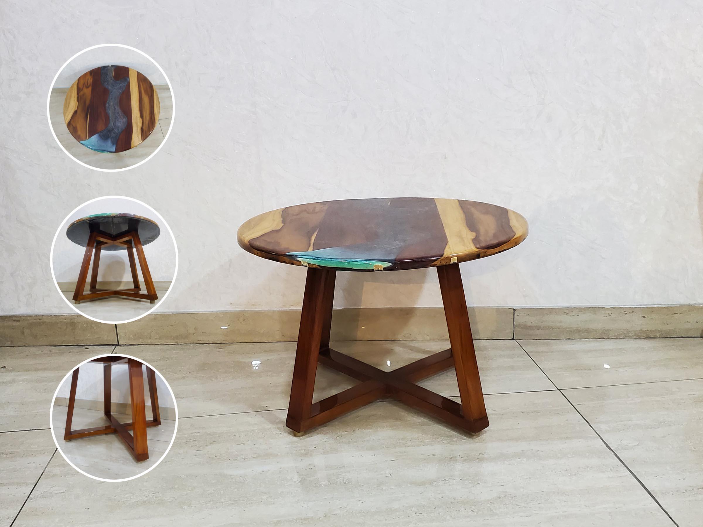 Round Epoxy Coffee Table