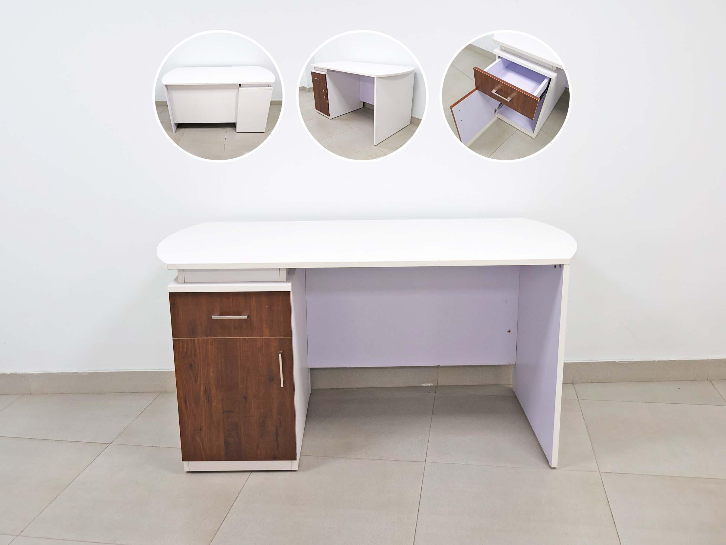 Curved Clarity Desk