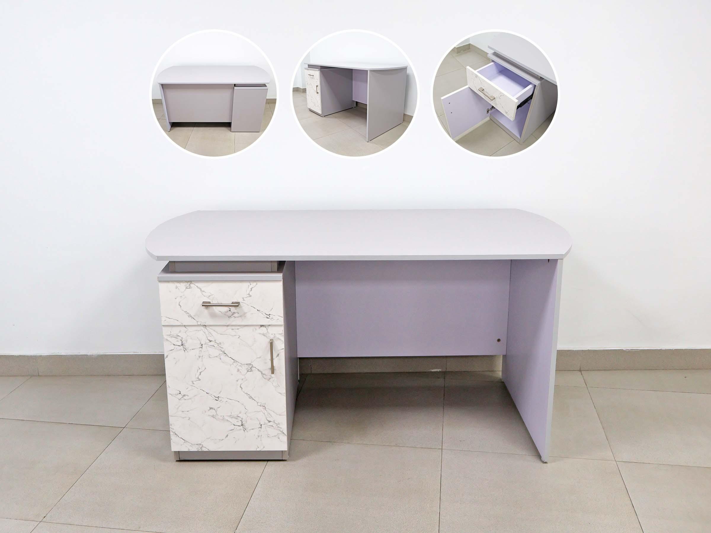 Curved Elegance Desk