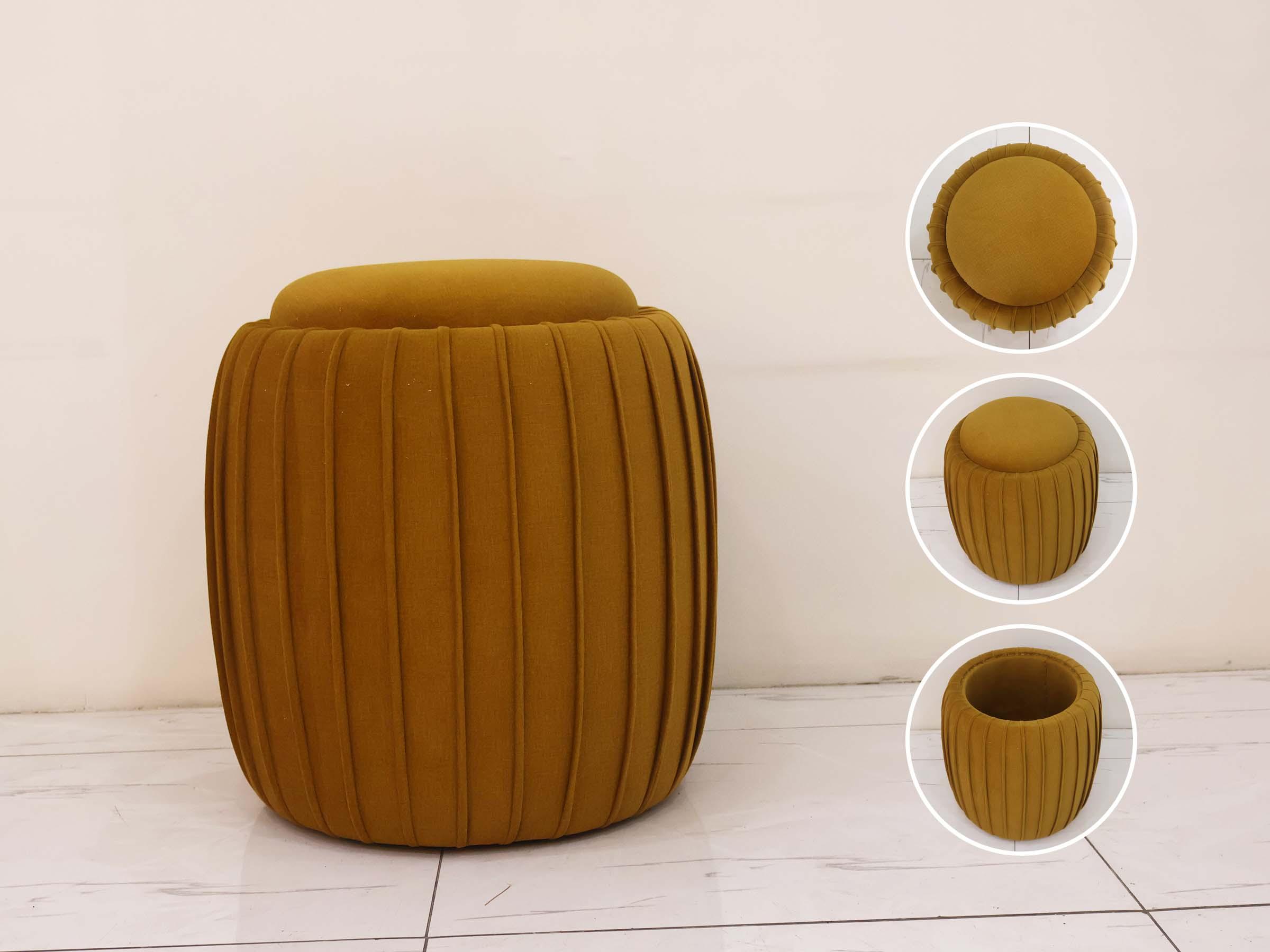 Golden Storage Stool