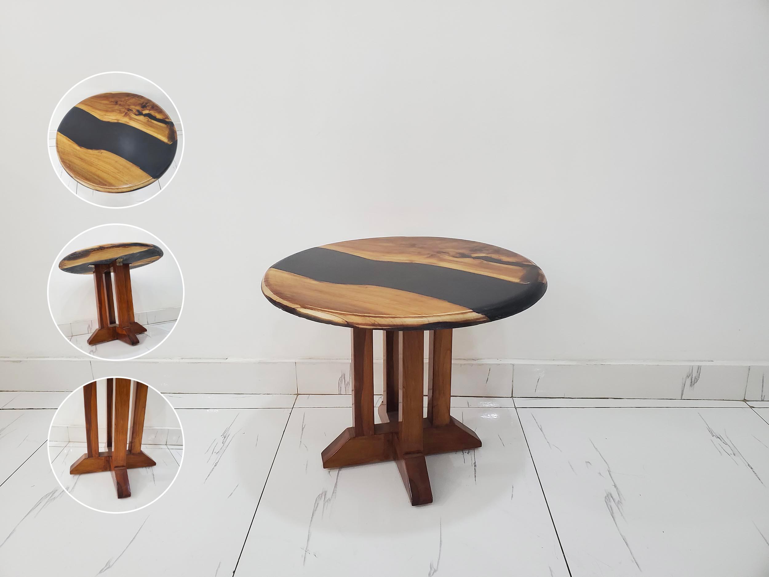Round Epoxy Coffee Table