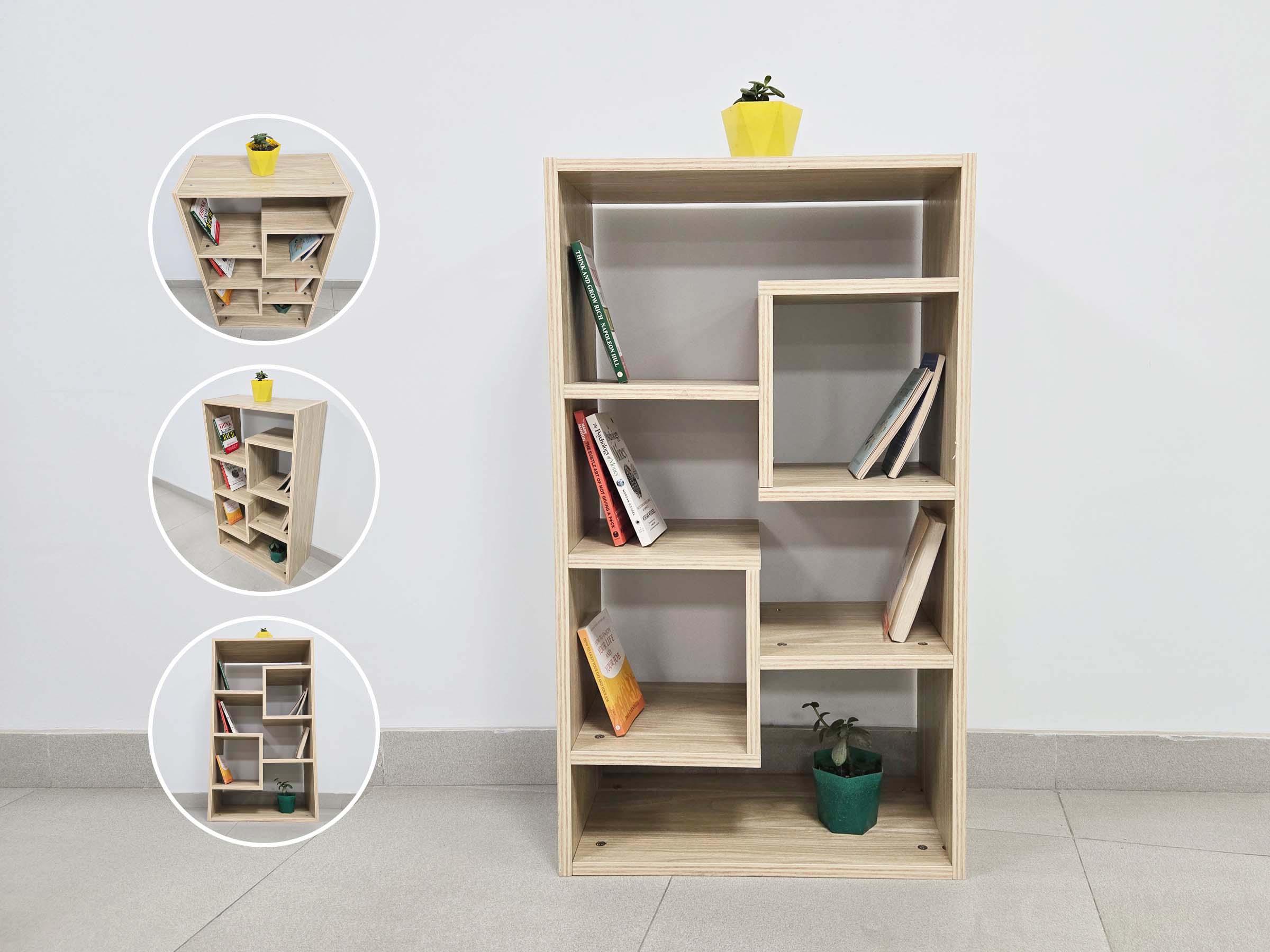 Geometric Asymmetric Wall shelf