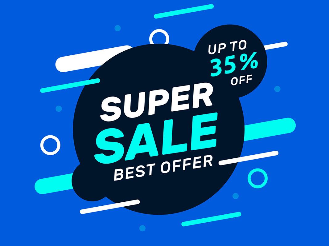 Super Sale (upto 35% off)