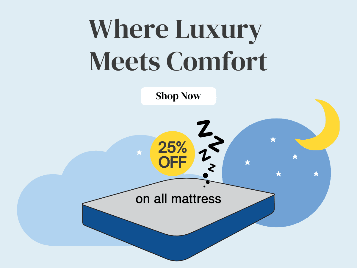 Upto 25% off on Mattress