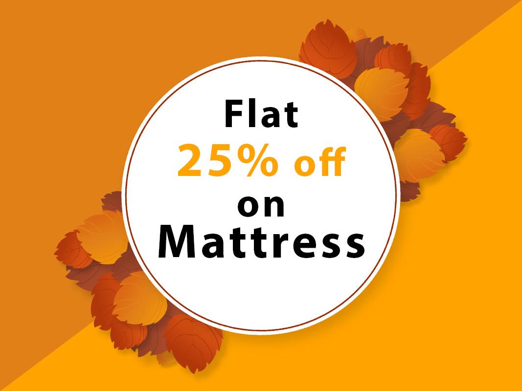 25% off on Branded Mattress
