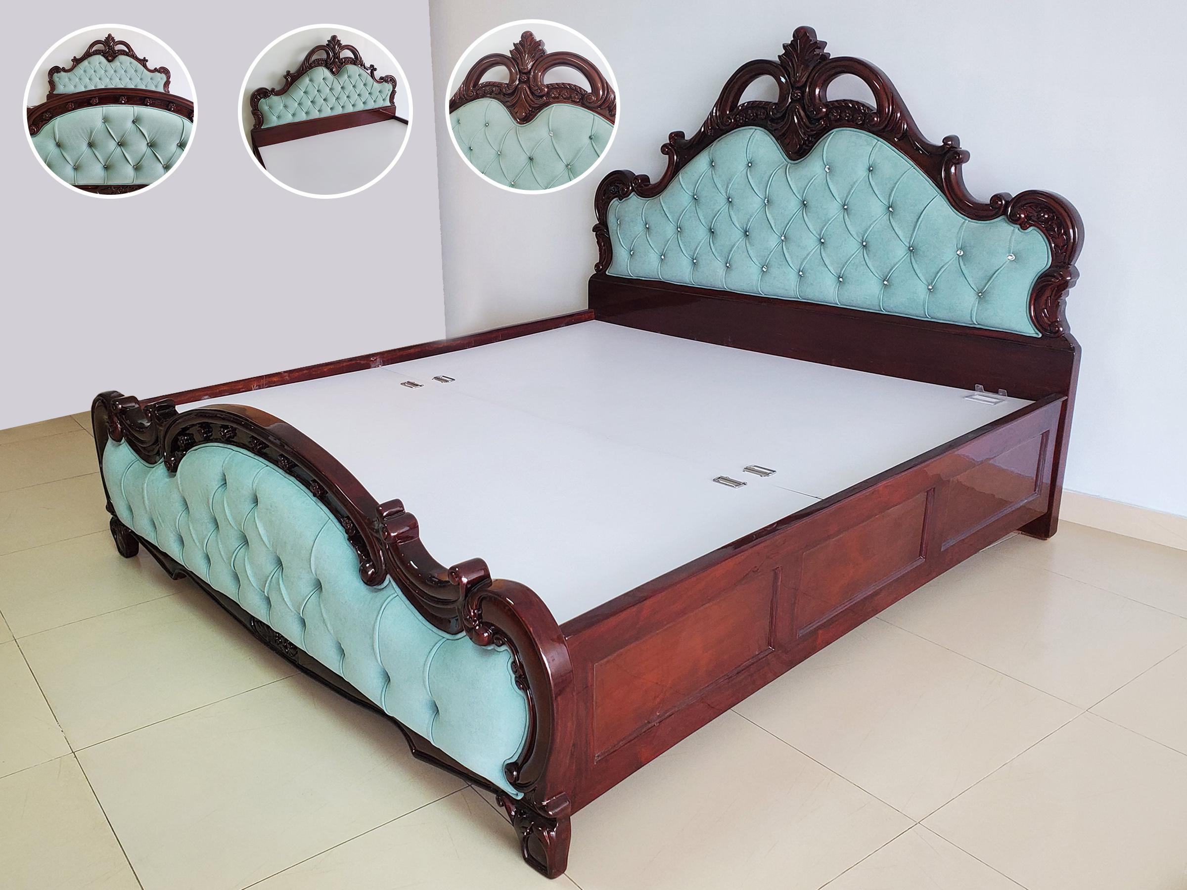 Sea Colored Royal Bed 2