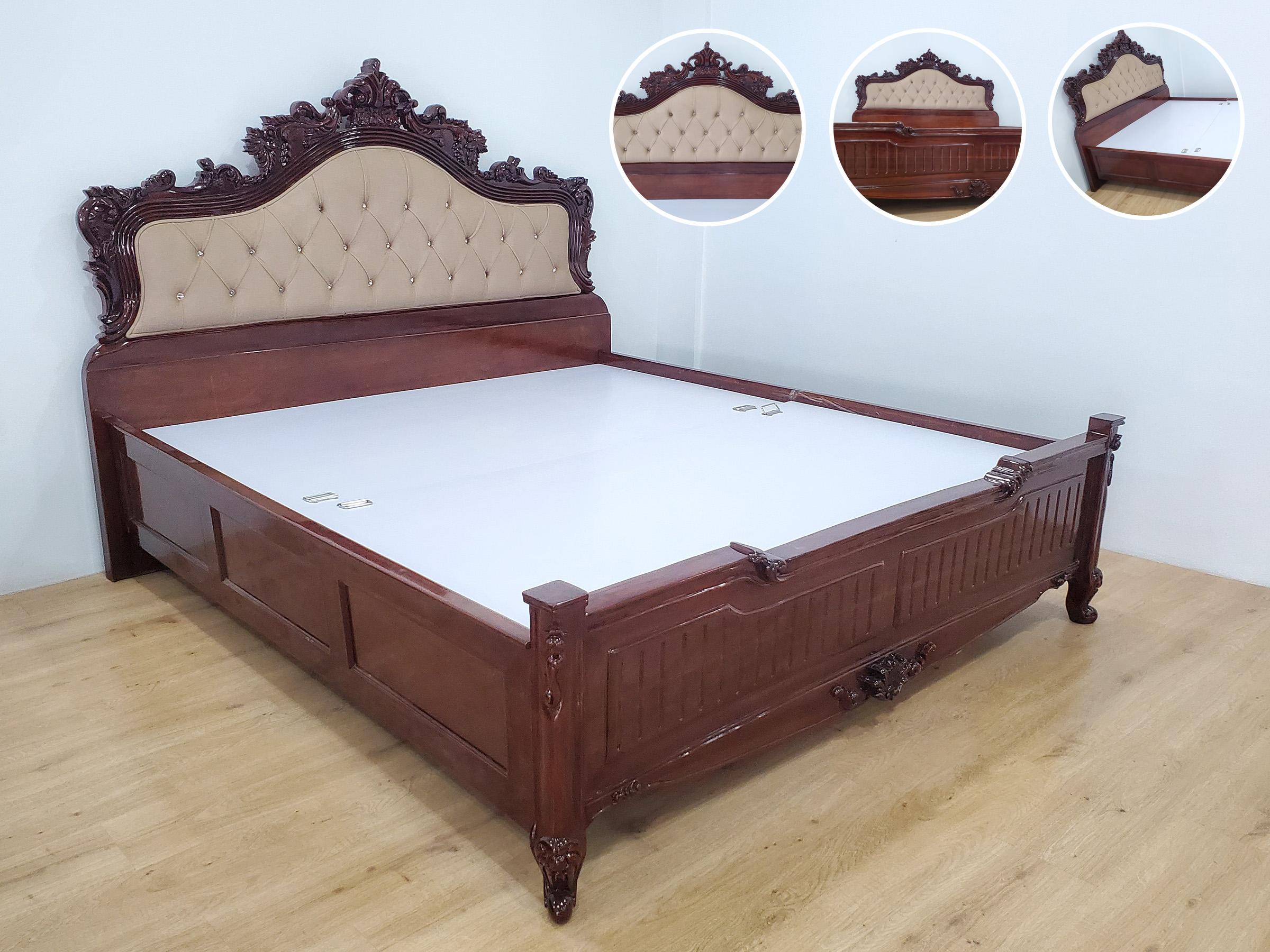 Cream Royal Bed