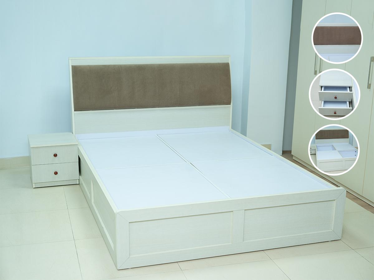 Elegant White Bed